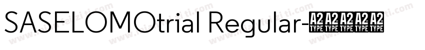 SASELOMOtrial Regular字体转换